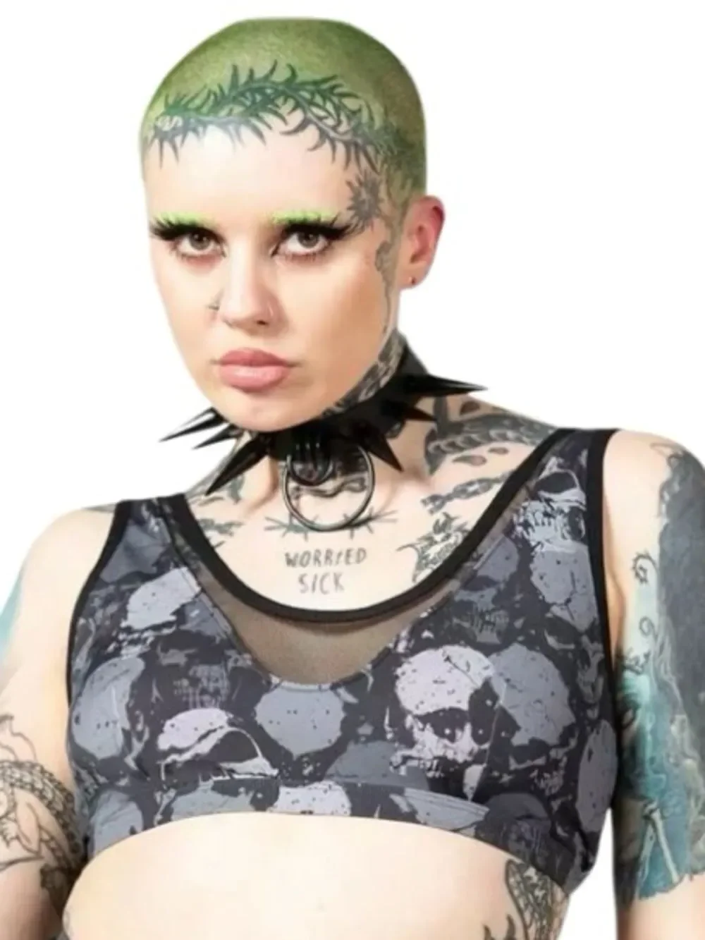 KILLSTAR Tomb Lagoon Bikini Top Size 3X